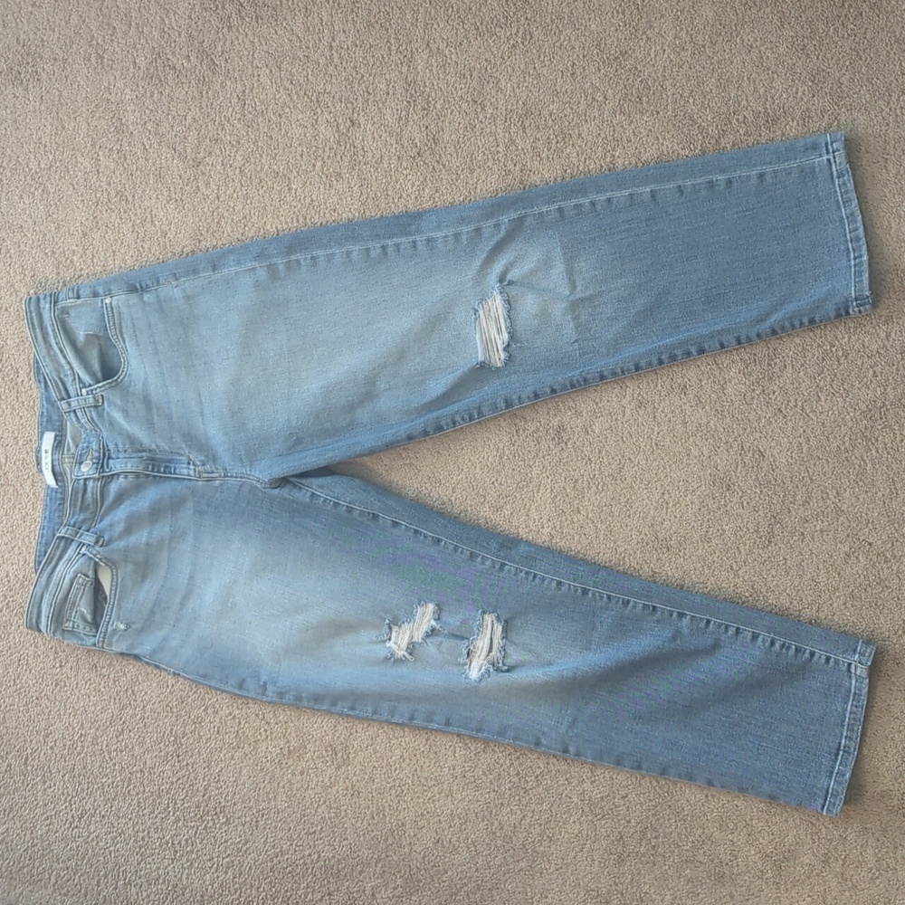 Joe's Jeans Size 32 Stretch Women's Faded Distressed Denim Blue Jeans Cornwall